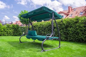 Funfit Huśtawka ogrodowa Relax Plus zielona 6
