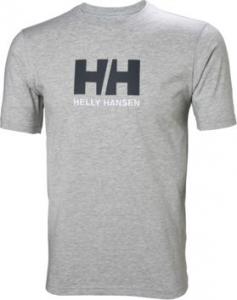 Helly Hansen Koszulka męska Logo T-Shirt Grey Melange r. L (33979-950) 1