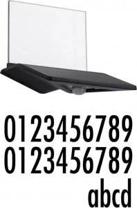 Kinkiet Paulmann Outdoor Solar Kinkiet z numerem domu Yoko IP44 3000K 150lm czujnik ruchu Antracyt 2