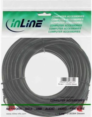 InLine Patchcord S/FTP, PiMF, Cat.6, 250MHz, PVC, czarny 7.5m (76407S) 2