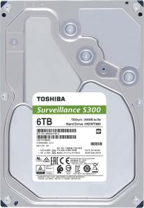 Dysk serwerowy Toshiba S300 Surveillance 6TB 3.5'' SATA III (6 Gb/s)  (HDWT860UZSVA) 3