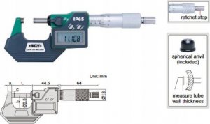 Insize MIKROMETR CYFR. 75-100 IP65 /CERT. 1