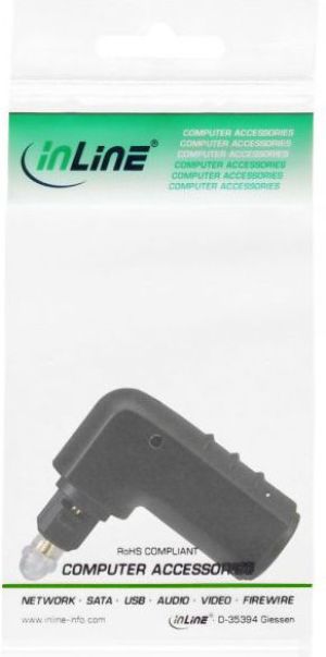 Adapter AV InLine Toslink - Toslink czarny (89900B) 3