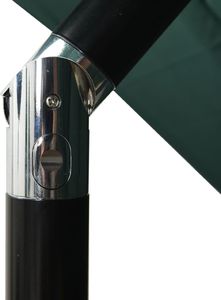 vidaXL 3-poziomowy parasol na aluminiowym słupku, zielony, 2,5x2,5 m 6
