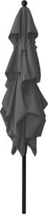 vidaXL 3-poziomowy parasol na aluminiowym słupku, antracyt, 2,5x2,5 m 4