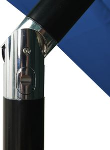 vidaXL 3-poziomowy parasol na aluminiowym słupku, lazurowy, 2,5x2,5 m 6
