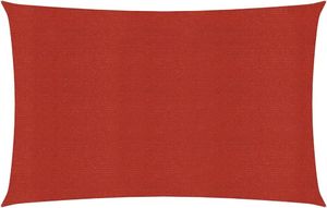 vidaXL Żagiel przeciwsłoneczny, 160 g/m, czerwony, 2x4,5 m, HDPE 1