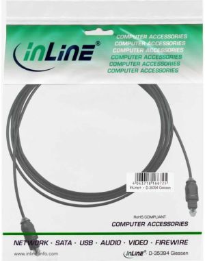 Kabel InLine Toslink - Toslink 10m czarny (89910A) 2