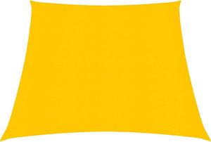 vidaXL Żagiel przeciwsłoneczny, 160 g/m, żółty, 3/4x3 m, HDPE 1