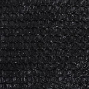 vidaXL Żagiel przeciwsłoneczny, 160 g/m, czarny, 4,5x4,5x4,5m, HDPE 2