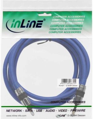 Kabel InLine Toslink Mini - Toslink 3m niebieski (89913P) 2