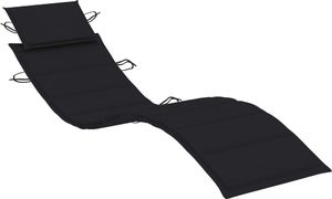 vidaXL Leżaki z poduszkami i stolikiem, 2 szt., lite drewno akacjowe 8