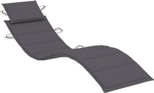 vidaXL Leżaki z poduszkami i stolikiem, 2 szt., lite drewno akacjowe 8