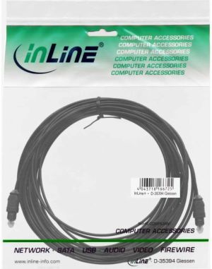 Kabel InLine Toslink - Toslink 5m czarny (89925) 2