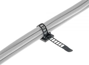 Organizer InLine Opaska zaciskowa Czarny 10 sztuk  (59969D) 2