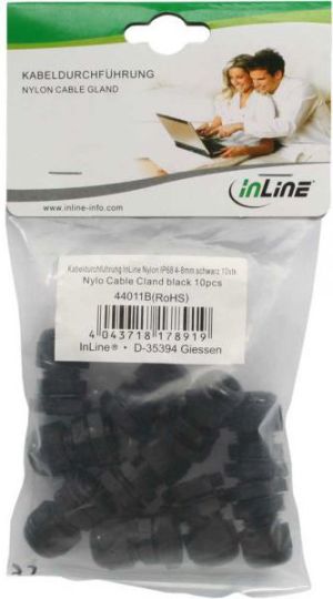 Organizer InLine Dławik Czarny 10 sztuk  (44011B) 6