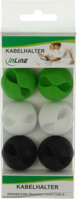 Organizer InLine Uchwyt Różne kolory 6 sztuk  (59962C) 3