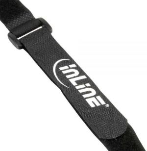 Organizer InLine Rzep Czarny 10 sztuk  (59945H) 2