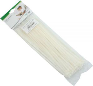 Organizer InLine Opaska zaciskowa Biały 100 sztuk  (59964L) 2