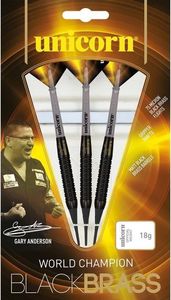 Unicorn Rzutki soft tip Unicorn BLACK BRASS - Gary Anderson 17 g 3