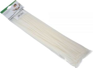 Organizer InLine Opaska zaciskowa Biały 100 sztuk  (59964N) 2