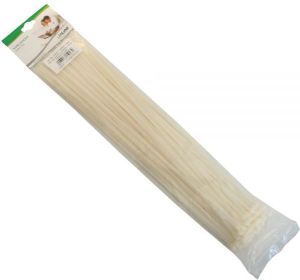 Organizer InLine Opaska zaciskowa Biały 100 sztuk  (59964P) 2