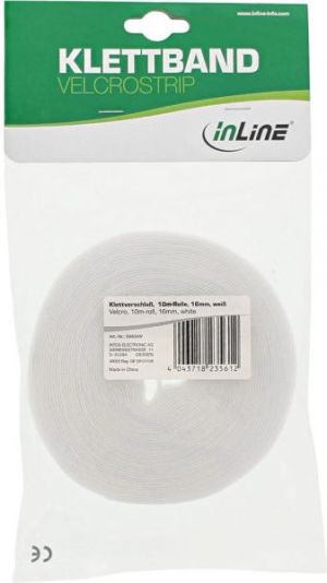 Organizer InLine Rzep Biały 1 sztuka  (59934W) 3