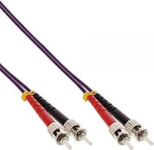 InLine Patchcord światłowodowy ST/ST, 50/125µm, OM4 5m (81505P) 1