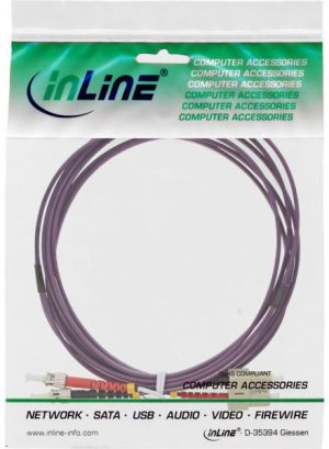 InLine Patchcord światłowodowy SC/ST, 50/125µm, OM4 15m (82515P) 2