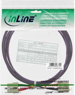 InLine Patchcord światłowodowy SC/SC, 50/125µm, OM4 10m (83510P) 2