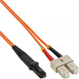 InLine Patchcord światłowodowy MTRJ/SC, 50/125µm, OM2, 1m (87251) 1