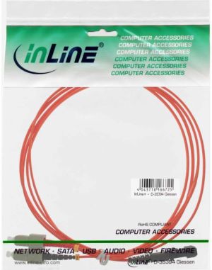 InLine Patchcord światłowodowy MTRJ/SC, 50/125µm, OM2, 3m (87253) 2