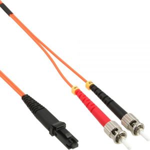 InLine Patchcord światłowodowy MTRJ/ST , 50/125µm, OM2, 2m (87352) 1