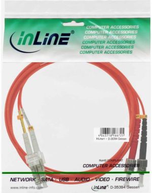 InLine Patchcord światłowodowy LC/ST, 50/125µm OM2 3m (88503) 2