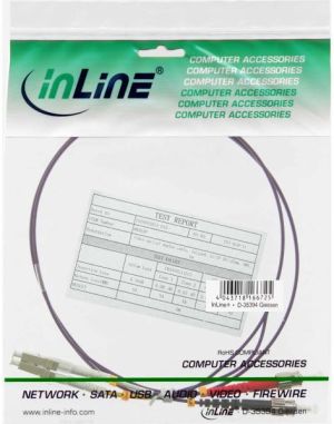 InLine Patchcord światłowodowy LC/ST 50/125µm OM4 3m (88503P) 2