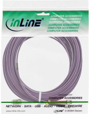 InLine Patchcord światłowodowy LC/ST 50/125µm OM4 7.5m (88507P) 2