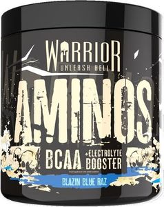 Warrior Warrior - Aminos BCAA, Blazin Blue Raz, 360g 1