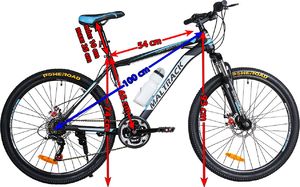 MalTrack Rower górski MTB MalTrack TEAM BLUE 26" 2