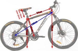 MalTrack Rower górski MTB MalTrack TEAM ORANGE 26" 2