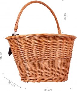 MalTrack Rower Miejski Citybike Dreamer 6-speed Mint 28" + Koszyk Paris 3