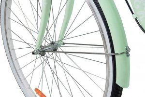 MalTrack Rower Miejski Citybike Dreamer 6-speed Mint 28" + Koszyk Paris 12