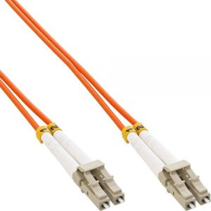 InLine Patchcord światłowodowy LC/LC, 50/125µm, OM2, 0.5m (88541A) 1