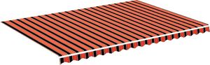 vidaXL Zapasowa tkanina na markizę, pomarańczowo-brązowa, 5x3,5 m 2