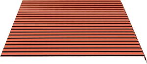 vidaXL Zapasowa tkanina na markizę, pomarańczowo-brązowa, 5x3,5 m 4