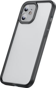 Baseus Baseus Camera Lens Protector Case pancerne elastyczne żelowe etui do iPhone 12 mini czarny (FRAPIPH54N-01) 1