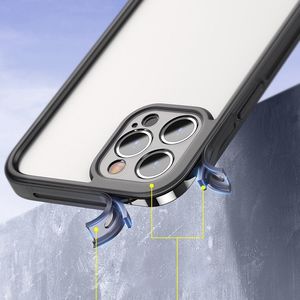 Baseus Baseus Camera Lens Protector Case pancerne elastyczne żelowe etui do iPhone 12 mini czarny (FRAPIPH54N-01) 12