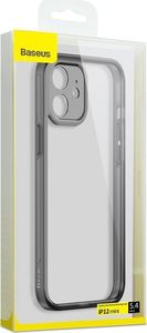 Baseus Baseus Camera Lens Protector Case pancerne elastyczne żelowe etui do iPhone 12 mini czarny (FRAPIPH54N-01) 5