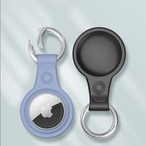 Dux Ducis Dux Ducis zestaw 4x silikonowe etui brelok zawieszka case do lokalizatora Apple AirTag (4 kolory: czarny, zielony, różowy, niebieski) 12
