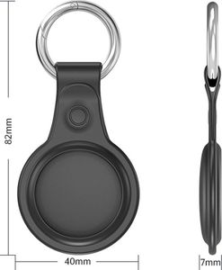 Dux Ducis Dux Ducis zestaw 4x silikonowe etui brelok zawieszka case do lokalizatora Apple AirTag (4 kolory: czarny, zielony, różowy, niebieski) 16