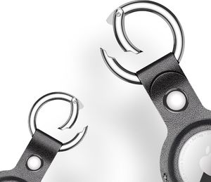 Dux Ducis Dux Ducis zestaw 4x silikonowe etui brelok zawieszka case do lokalizatora Apple AirTag (4 kolory: czarny, zielony, różowy, niebieski) 20